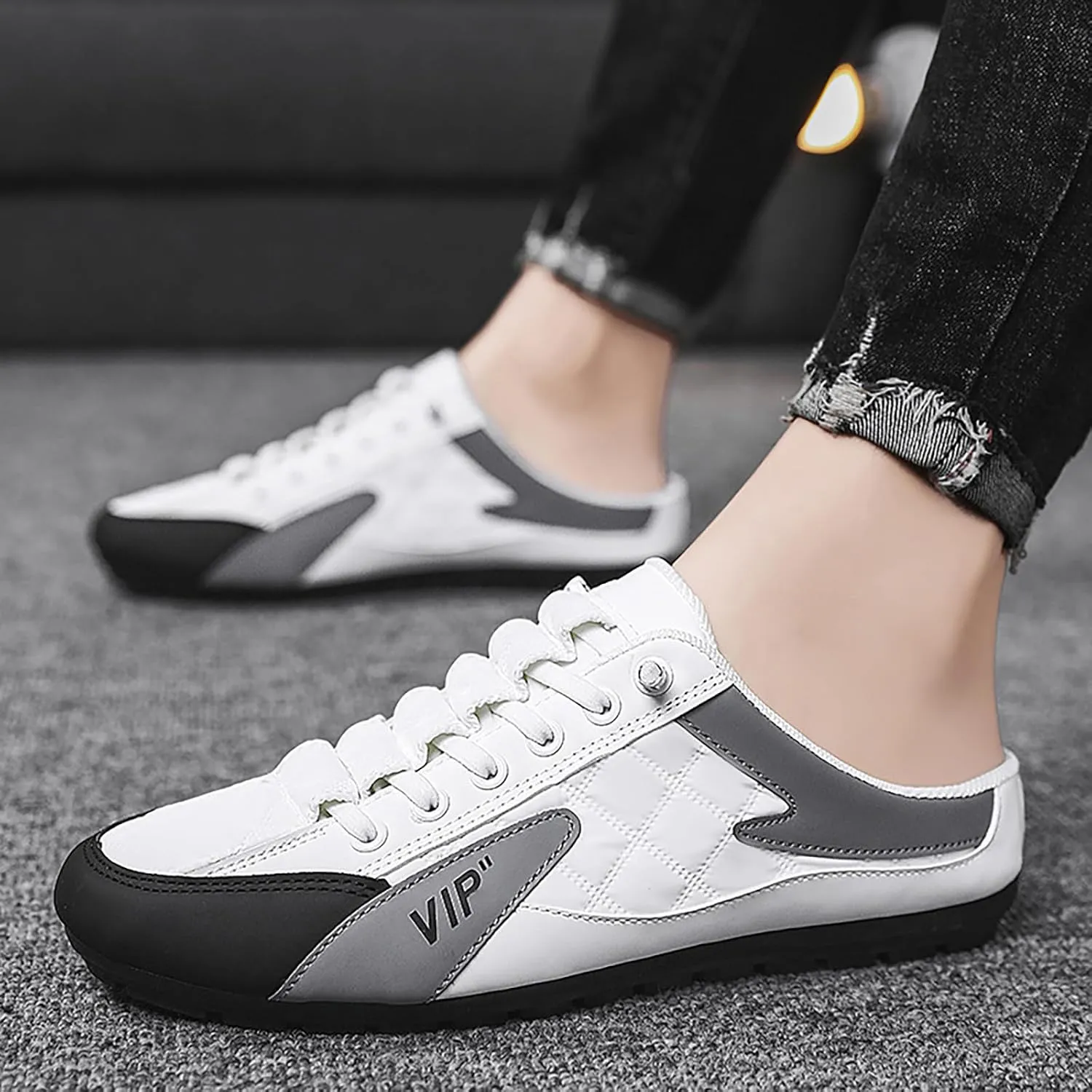 2025 Men's New Spring and Fisherman's Shoes Slip On Size Casual Sneaker Mens Shoes
