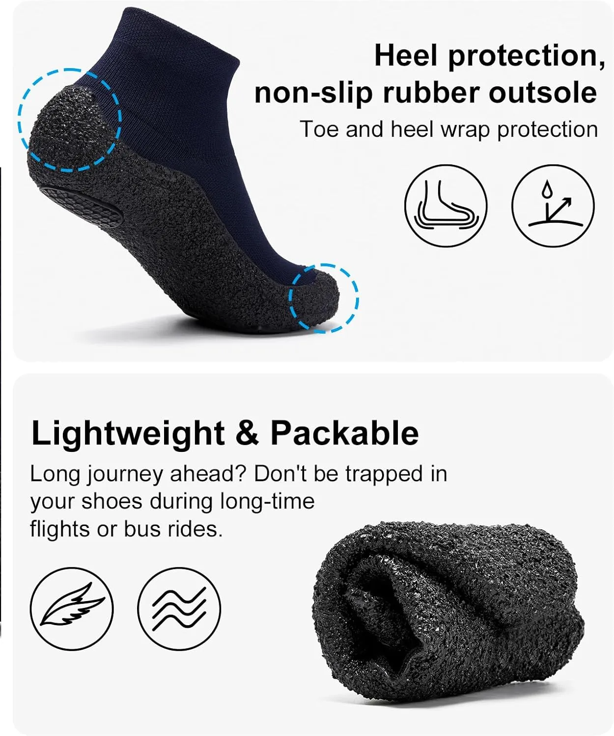 ALEADER Men's Cross-Trainer Minimalist Barefoot Shoes Women Weightlifting Squat Shoes Gym Training Shoes Wide Toe Box