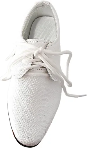 Boys Derb𝐲 Leather Formal Dress Shoes Pointed Toe Oxford Lace Up Wedding Party Performance Prom Footwear for Baby