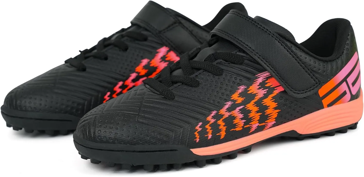 brooman Kids Turf Soccer Shoes Girls Boys Indoor Soccer Shoes