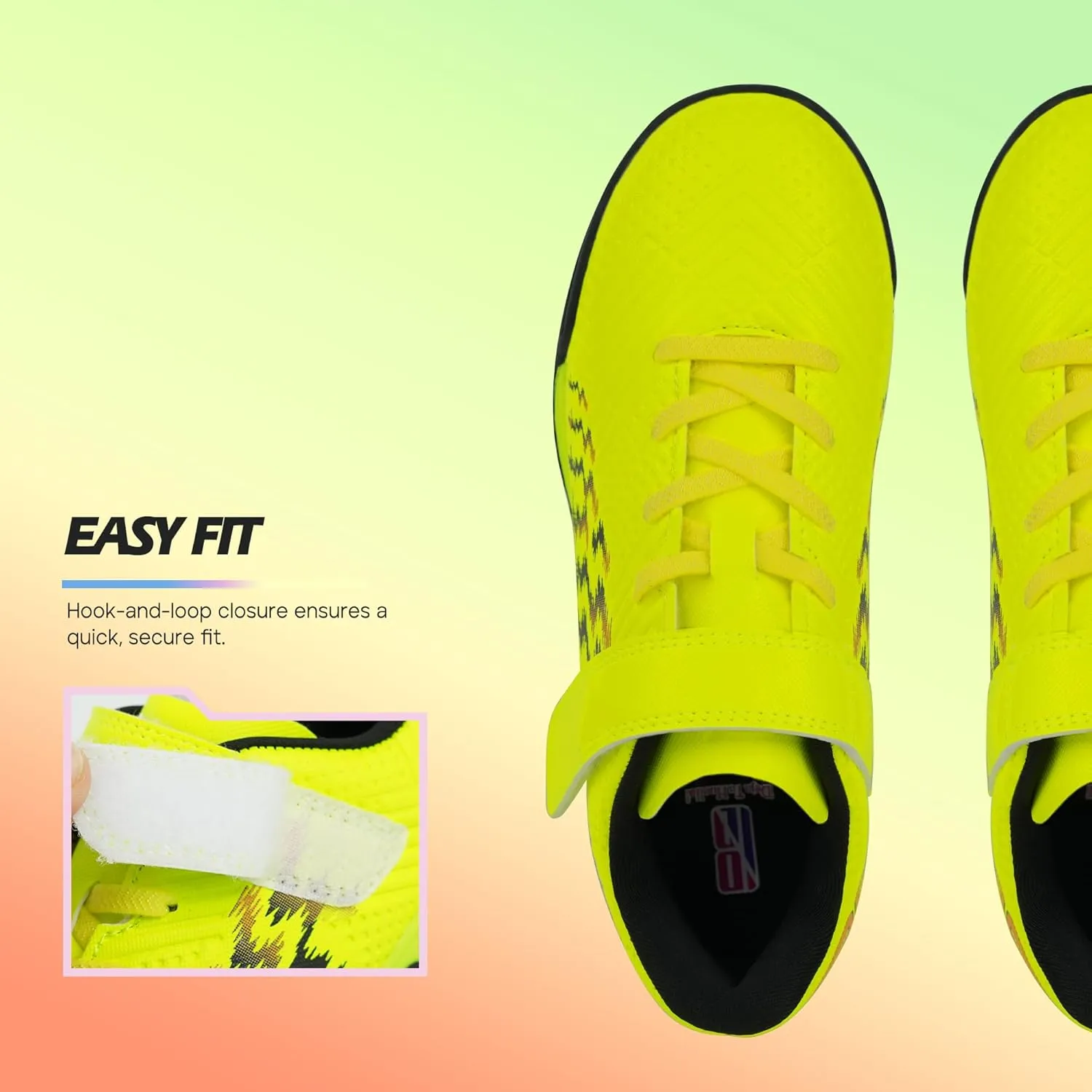 brooman Kids Turf Soccer Shoes Girls Boys Indoor Soccer Shoes