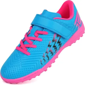brooman Kids Turf Soccer Shoes Girls Boys Indoor Soccer Shoes