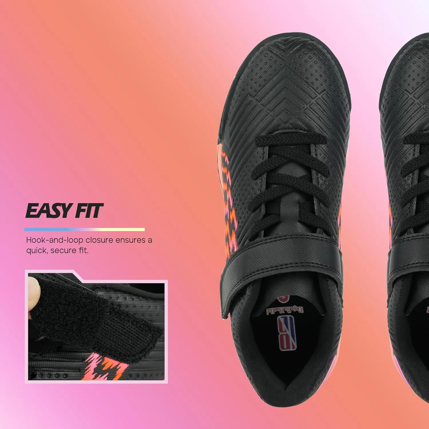 brooman Kids Turf Soccer Shoes Girls Boys Indoor Soccer Shoes