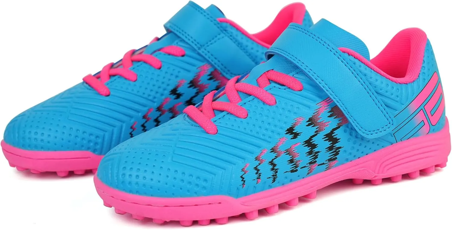 brooman Kids Turf Soccer Shoes Girls Boys Indoor Soccer Shoes