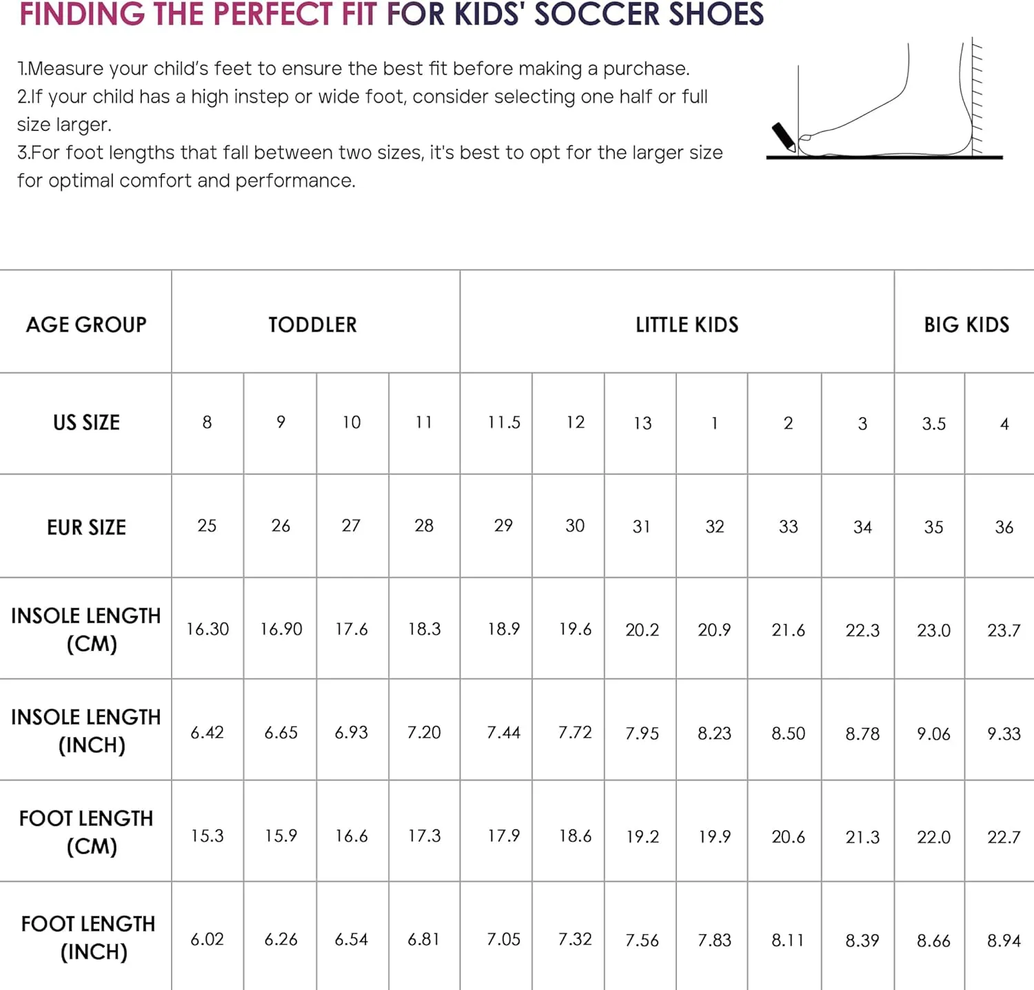 brooman Kids Turf Soccer Shoes Girls Boys Indoor Soccer Shoes
