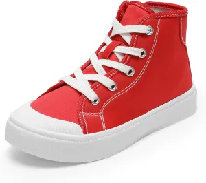 DREAM PAIRS Kids Sneakers Little Boys Girls High Top Canvas Shoes LilLegends CourtStar Casual Walking Shoes
