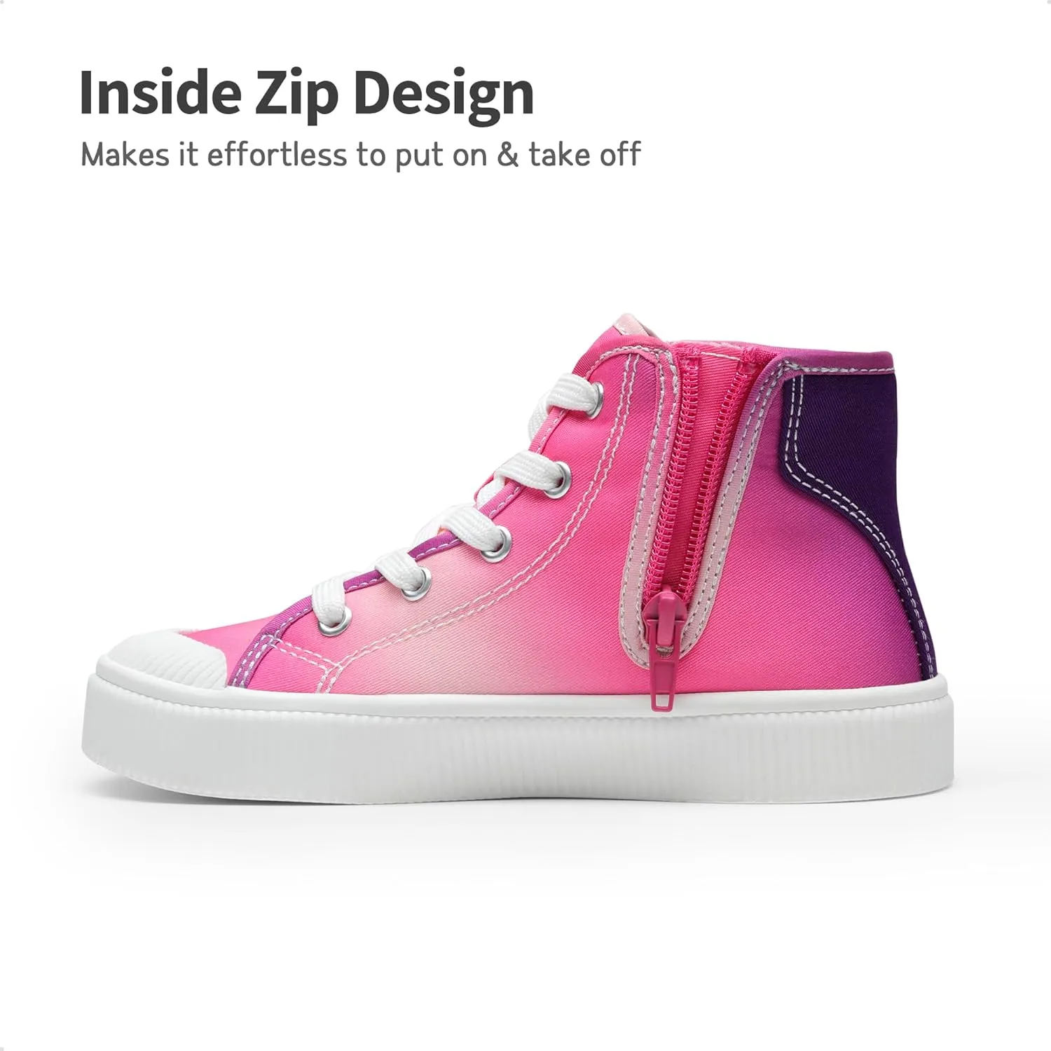 DREAM PAIRS Kids Sneakers Little Boys Girls High Top Canvas Shoes LilLegends CourtStar Casual Walking Shoes
