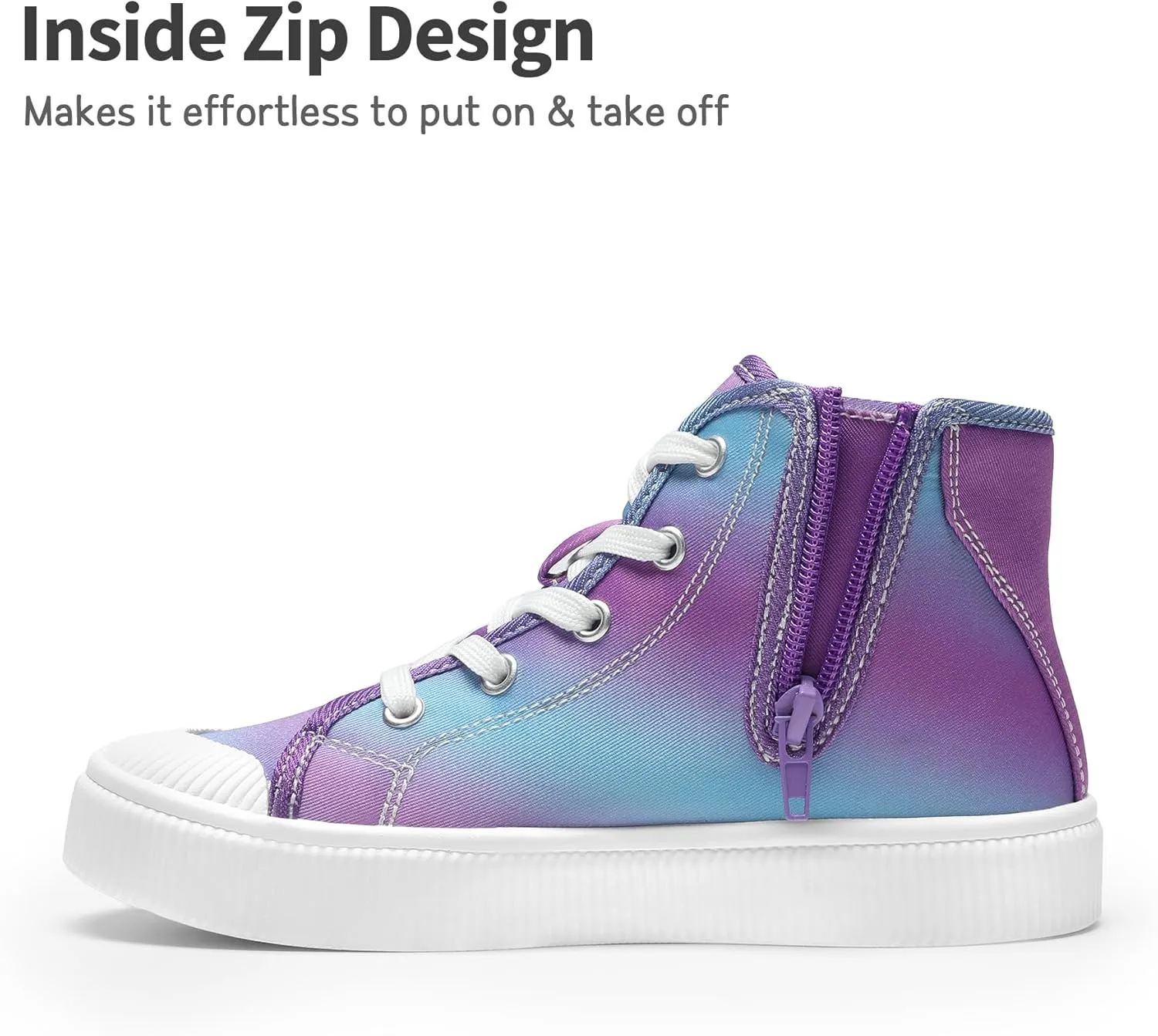 DREAM PAIRS Kids Sneakers Little Boys Girls High Top Canvas Shoes LilLegends CourtStar Casual Walking Shoes