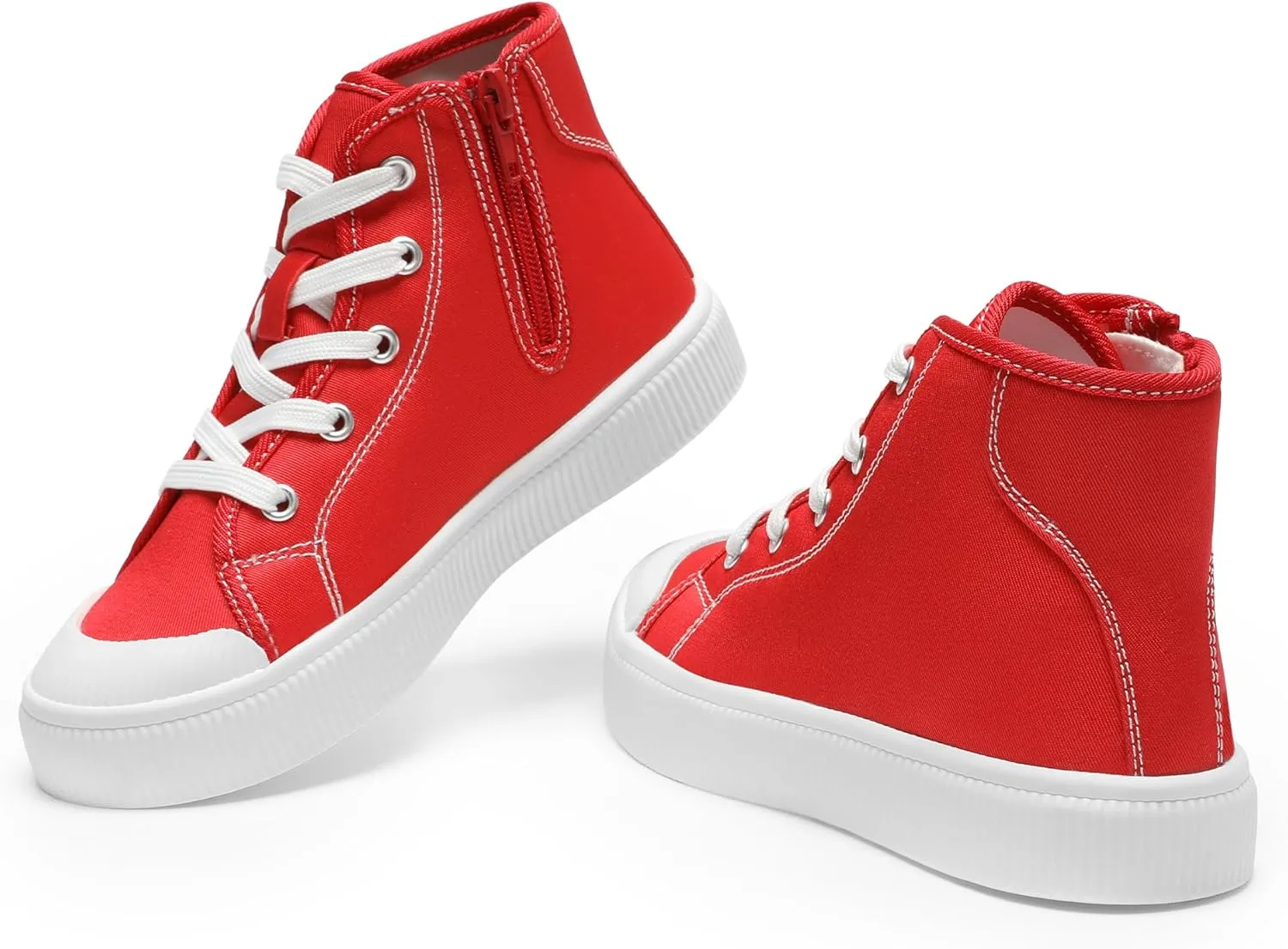DREAM PAIRS Kids Sneakers Little Boys Girls High Top Canvas Shoes LilLegends CourtStar Casual Walking Shoes