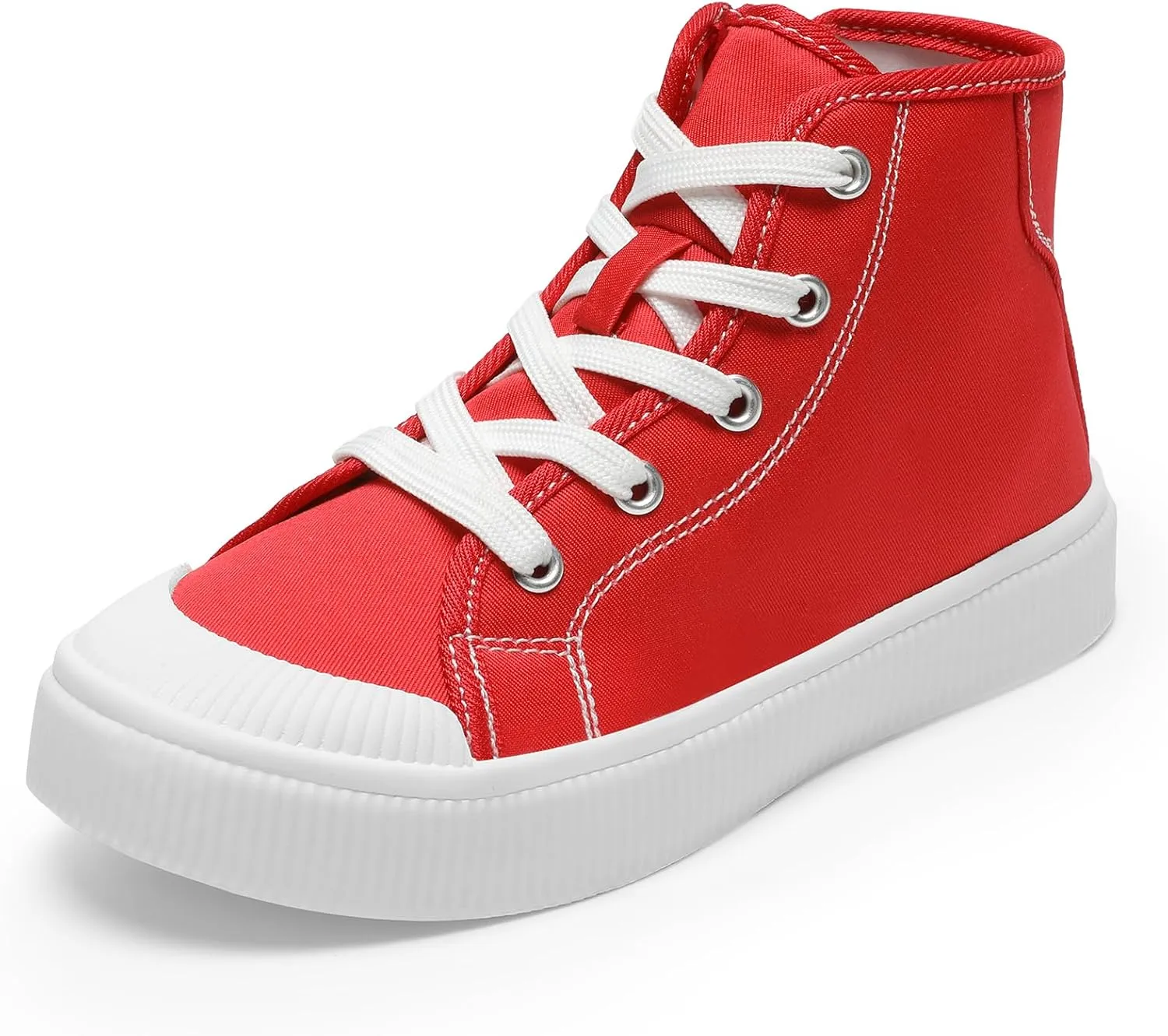 DREAM PAIRS Kids Sneakers Little Boys Girls High Top Canvas Shoes LilLegends CourtStar Casual Walking Shoes