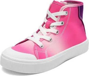 DREAM PAIRS Kids Sneakers Little Boys Girls High Top Canvas Shoes LilLegends CourtStar Casual Walking Shoes