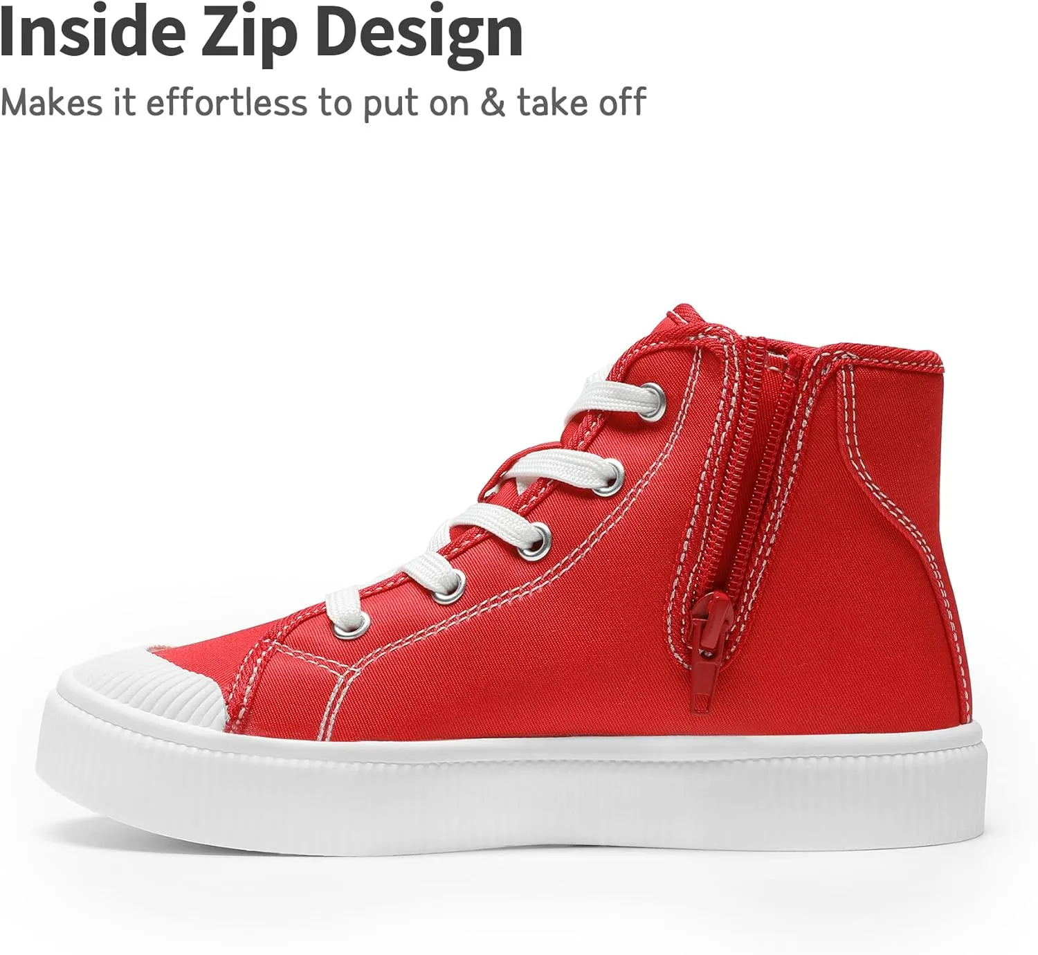 DREAM PAIRS Kids Sneakers Little Boys Girls High Top Canvas Shoes LilLegends CourtStar Casual Walking Shoes