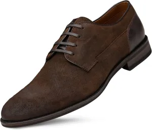 Dunross & Sons Premium Lace-Up Dress Shoes with a Breathable Naturally Leather Lining and Durable Non-Slip Rubber Sole