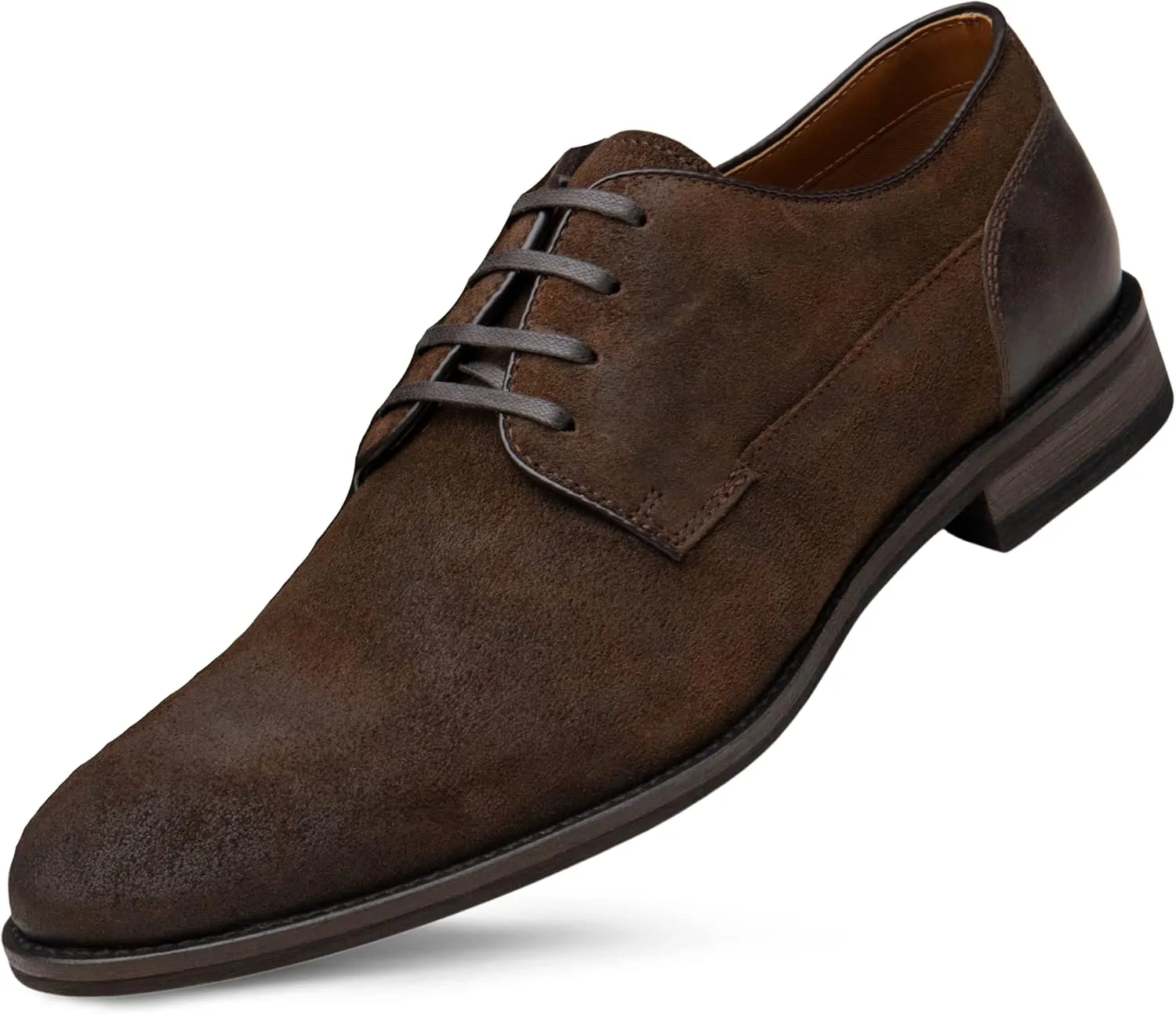 Dunross & Sons Premium Lace-Up Dress Shoes with a Breathable Naturally Leather Lining and Durable Non-Slip Rubber Sole