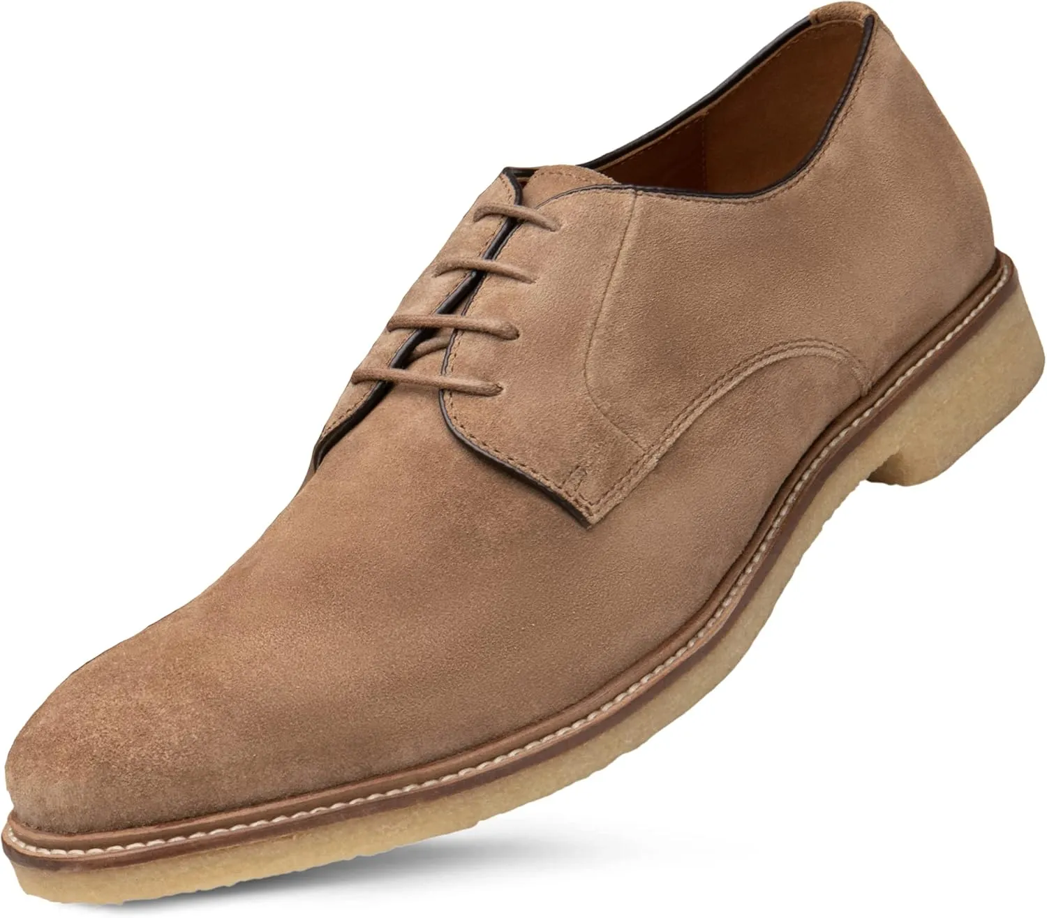 Dunross & Sons Premium Lace-Up Dress Shoes with a Breathable Naturally Leather Lining and Durable Non-Slip Rubber Sole