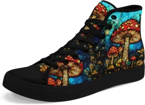 Fashion Skull High-Top Canvas Shoes for Men Women -Unique Vibrant High Top Sneakers Comfortable Casual Shoes