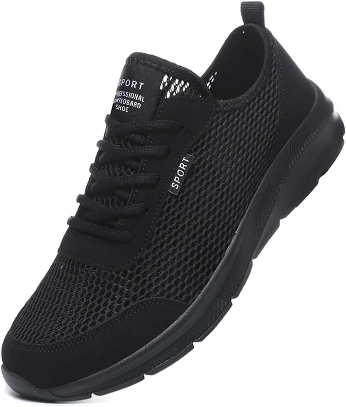 Fashion Summer Men Breathable Mesh Lightweight Comfortable Casual Shoes Sneaker Rack for Men Bedroom Wall