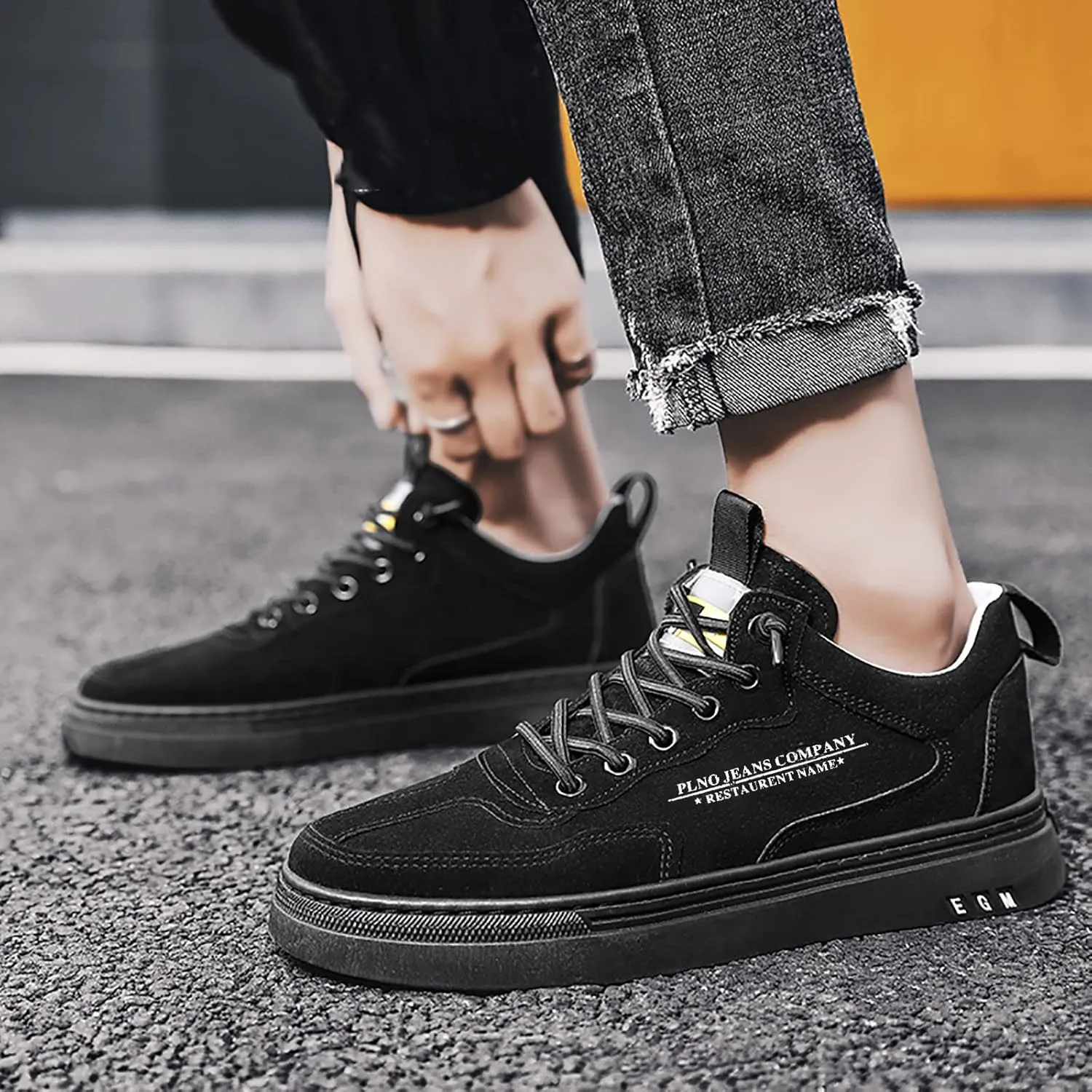 for Men Fashion Casual Lace Up Sport Shoes Skate Mens Sneaker Casual Shoes Boots