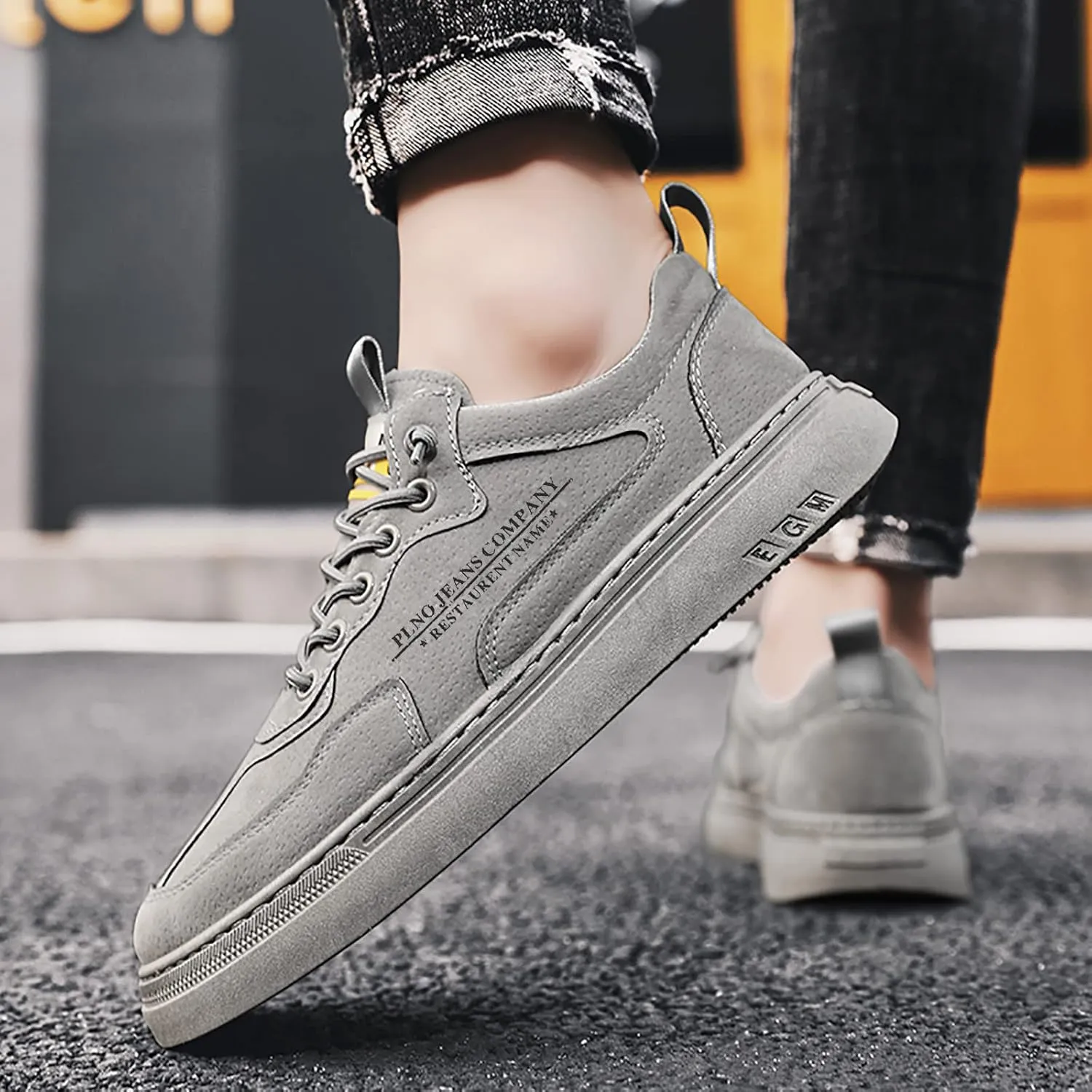 for Men Fashion Casual Lace Up Sport Shoes Skate Mens Sneaker Casual Shoes Boots