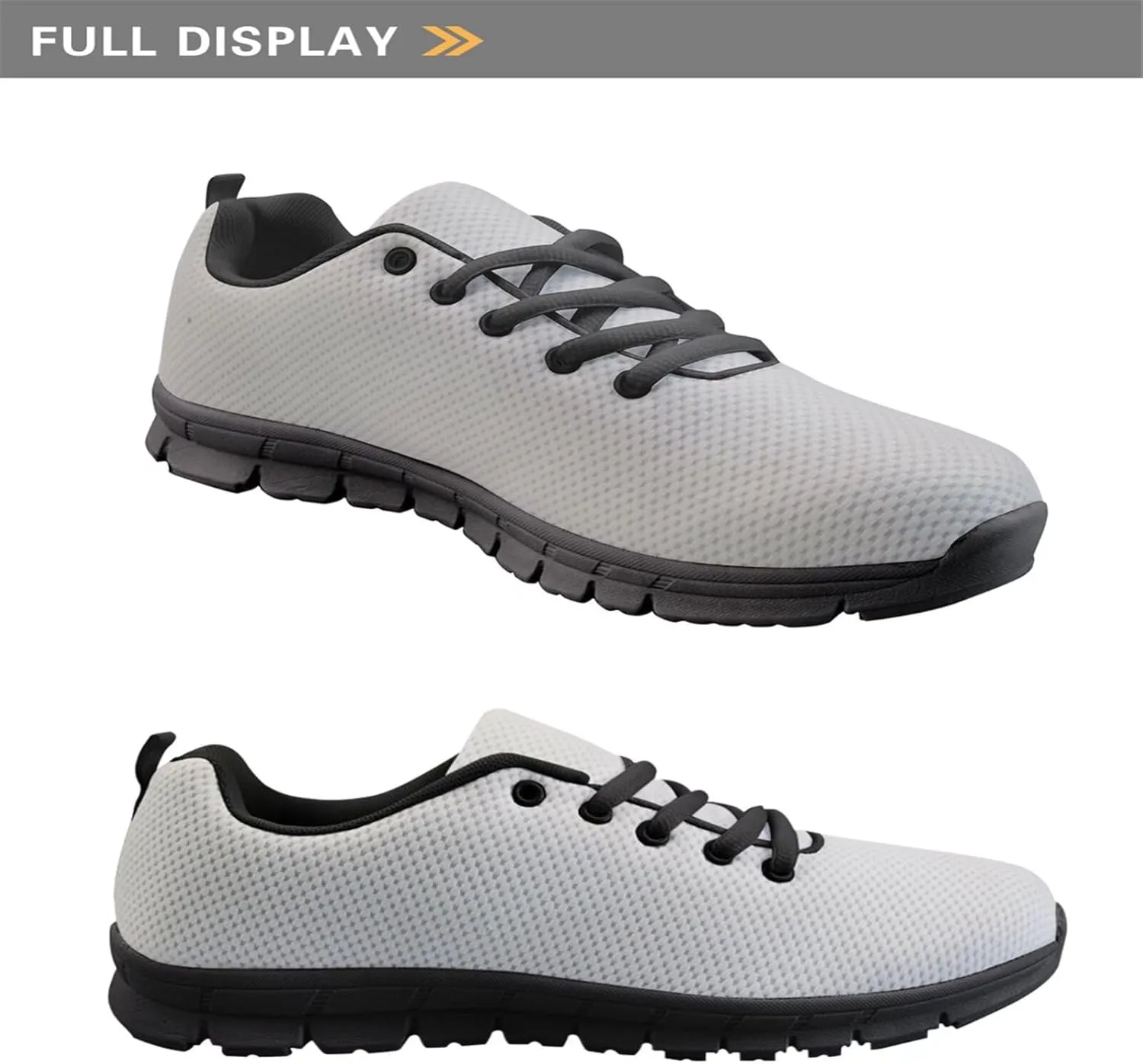 Forchrinse Hawaiian Hibiscus Leaves Lightweight Running Shoes Non Slip Soft Walking Shoes Casual Athletic Shoes