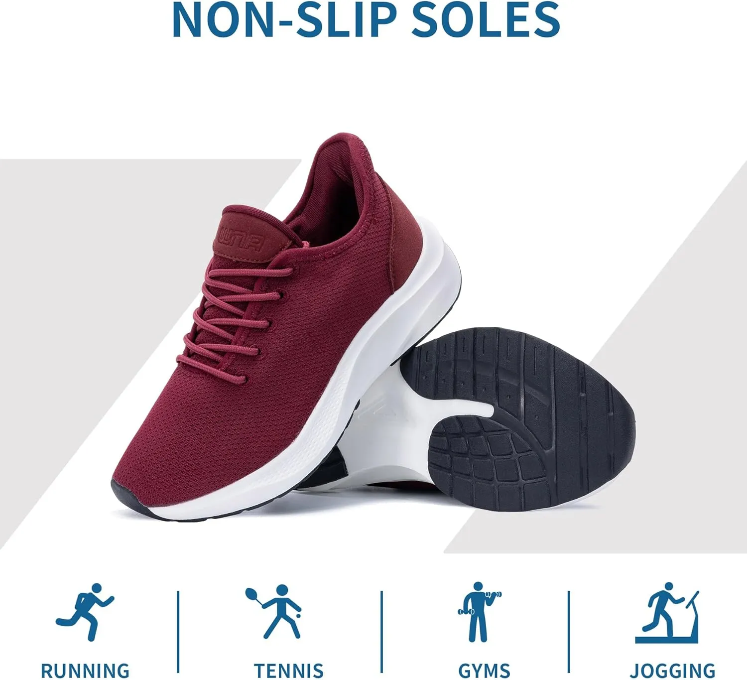 GANNOU Womens Walking Shoes Slip On Sneakers Tennis Lightweight Running Shoes