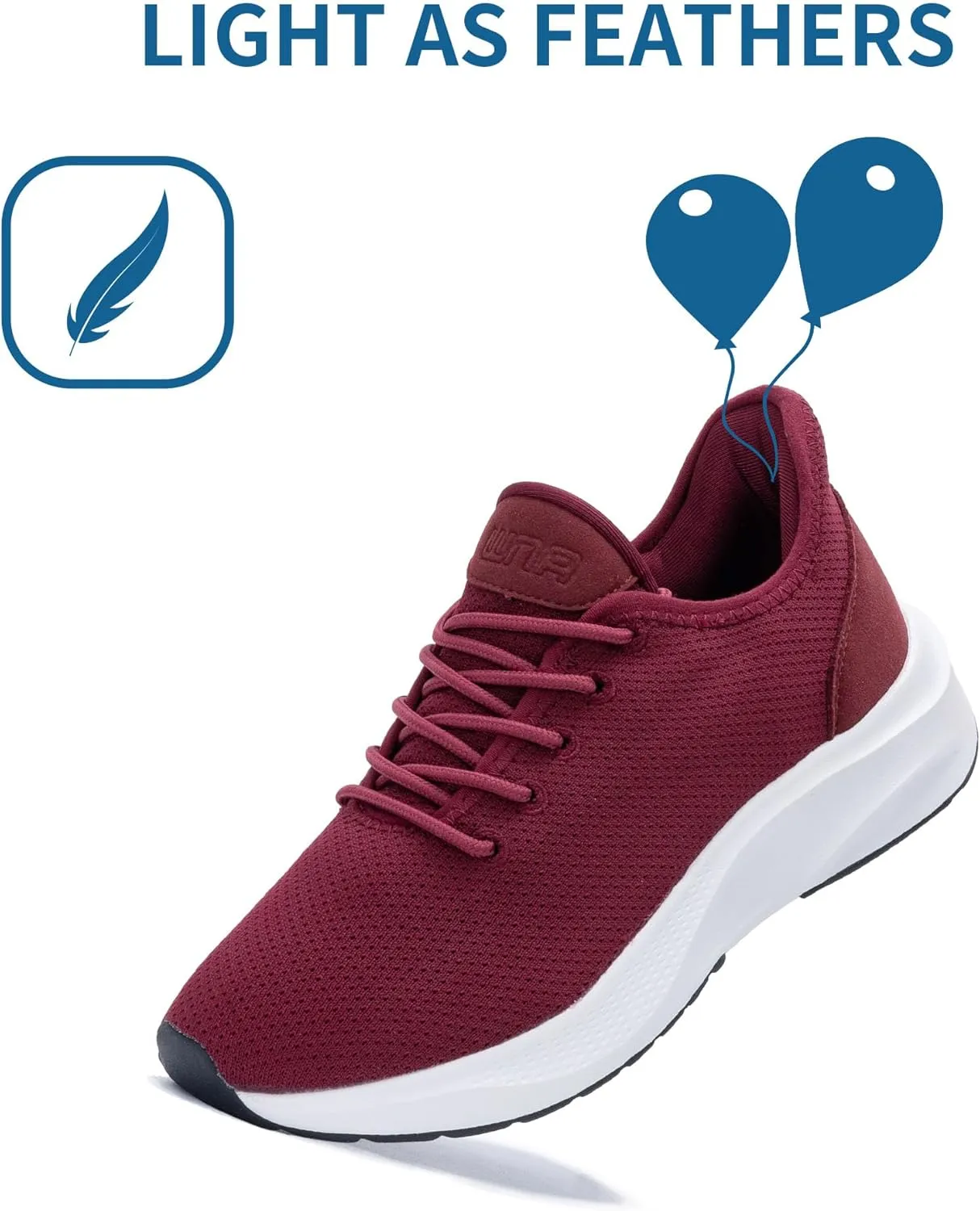 GANNOU Womens Walking Shoes Slip On Sneakers Tennis Lightweight Running Shoes