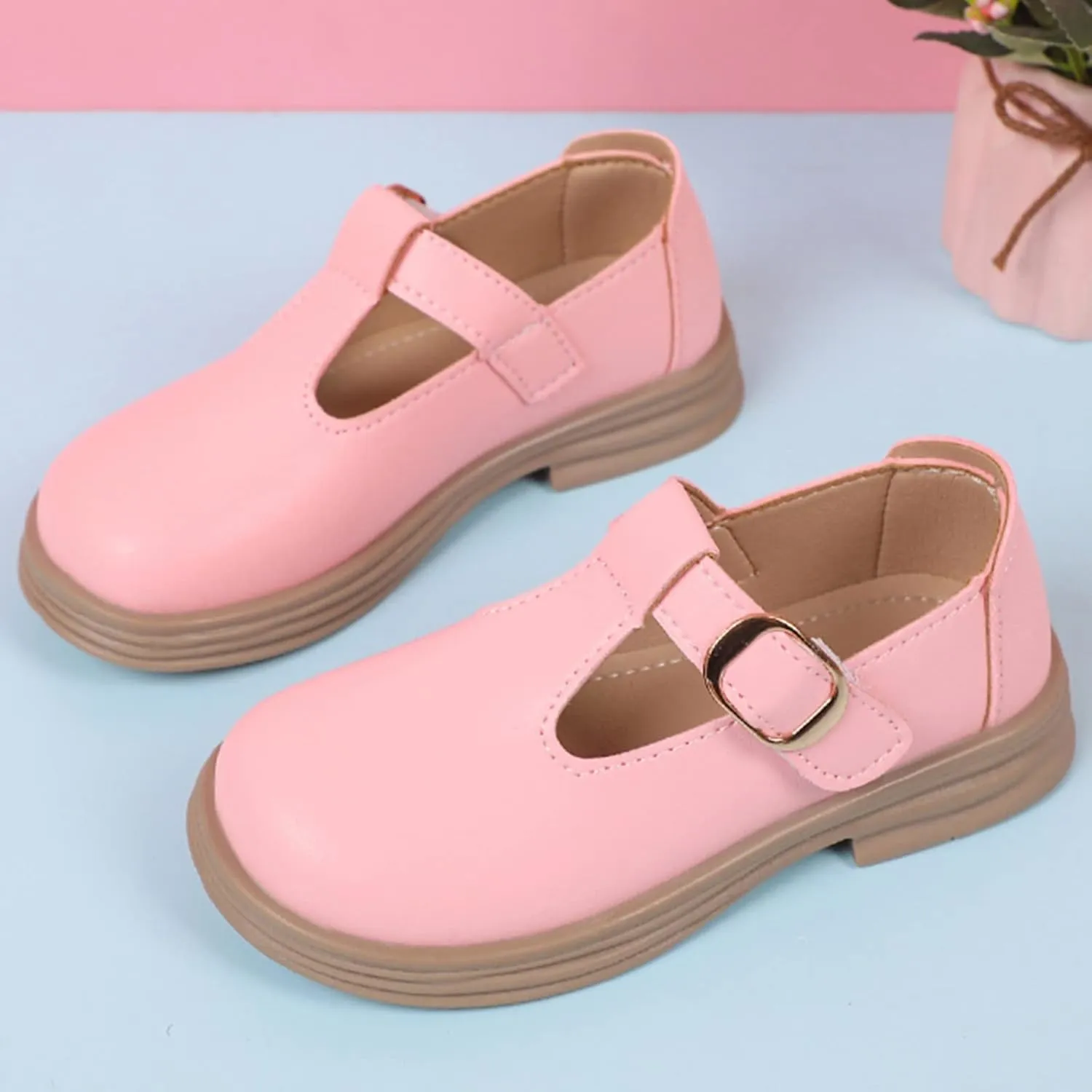 Girl Mary Jane Dress Shoes School Oxford Flats for Girl Party Shoes Toddler Wedding Uniform Platform Shoes