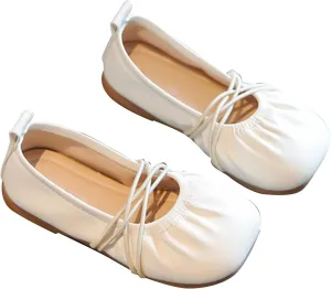 Girls Dress Shoes Toddler Mary Jane Ballet Flats Flower Girl School Party Wedding Shoes for Girls