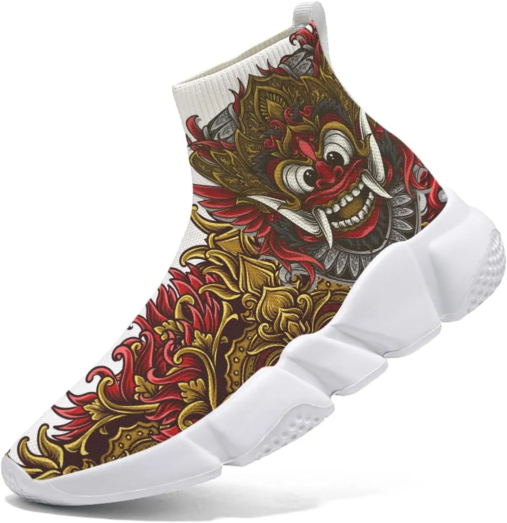 Hetios Women's Graffiti Sneakers Lightweight Running Shoes Tennis Casual Shoes for Walking