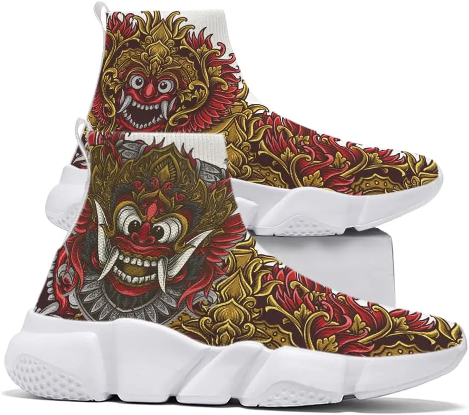 Hetios Women's Graffiti Sneakers Lightweight Running Shoes Tennis Casual Shoes for Walking