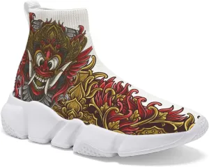 Hetios Women's Graffiti Sneakers Lightweight Running Shoes Tennis Casual Shoes for Walking