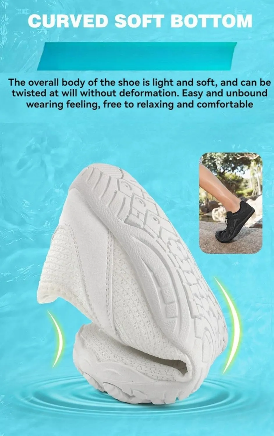Hike Shoes Footwear Barefoot Womens Lightweight Comfortable Walking Shoes Grounded Footwear for Women Ladies Outdoor Shoe Low Top Running Sneakers Quick Dry Athletic Sneakers