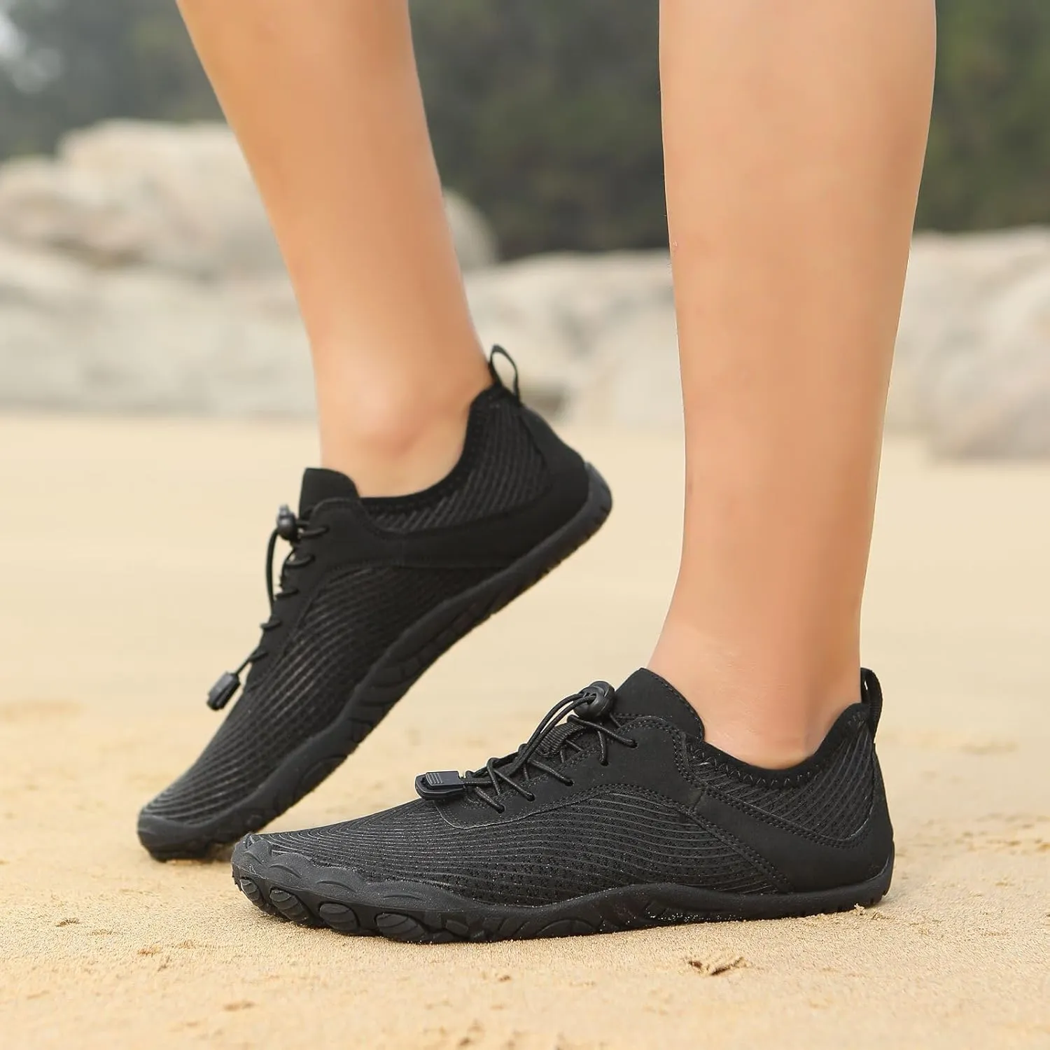 Hike Shoes Footwear Barefoot Womens Lightweight Comfortable Walking Shoes Grounded Footwear for Women Ladies Outdoor Shoe Low Top Running Sneakers Quick Dry Athletic Sneakers
