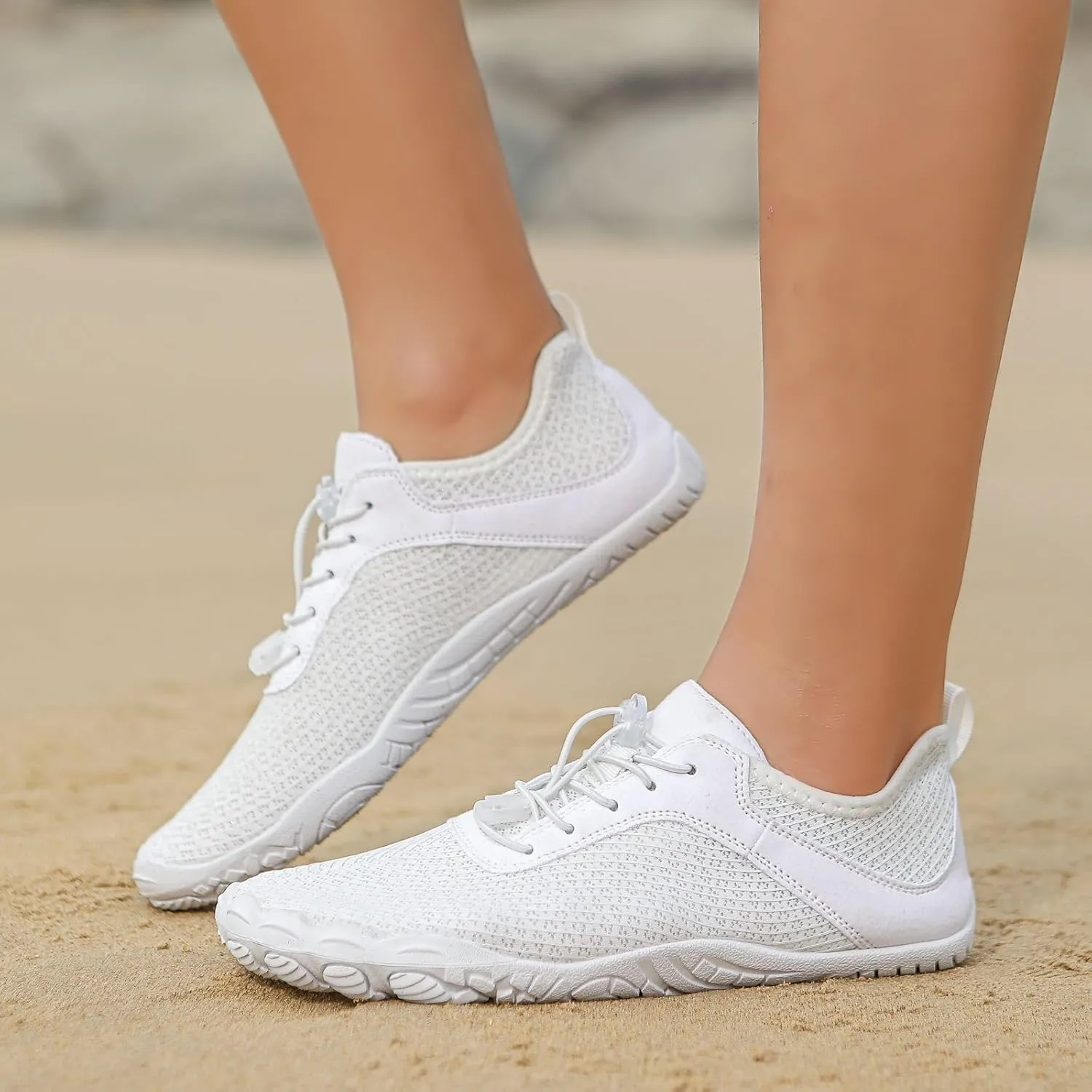 Hike Shoes Footwear Barefoot Womens Lightweight Comfortable Walking Shoes Grounded Footwear for Women Ladies Outdoor Shoe Low Top Running Sneakers Quick Dry Athletic Sneakers