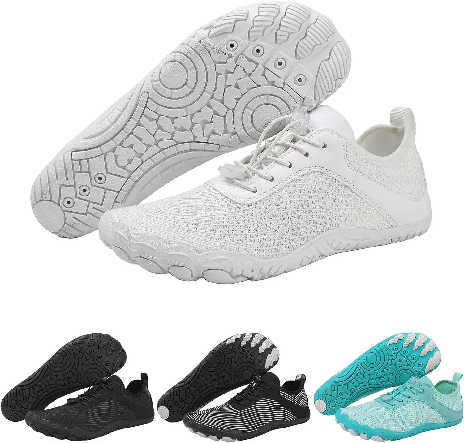 Hike Shoes Footwear Barefoot Womens Lightweight Comfortable Walking Shoes Grounded Footwear for Women Ladies Outdoor Shoe Low Top Running Sneakers Quick Dry Athletic Sneakers