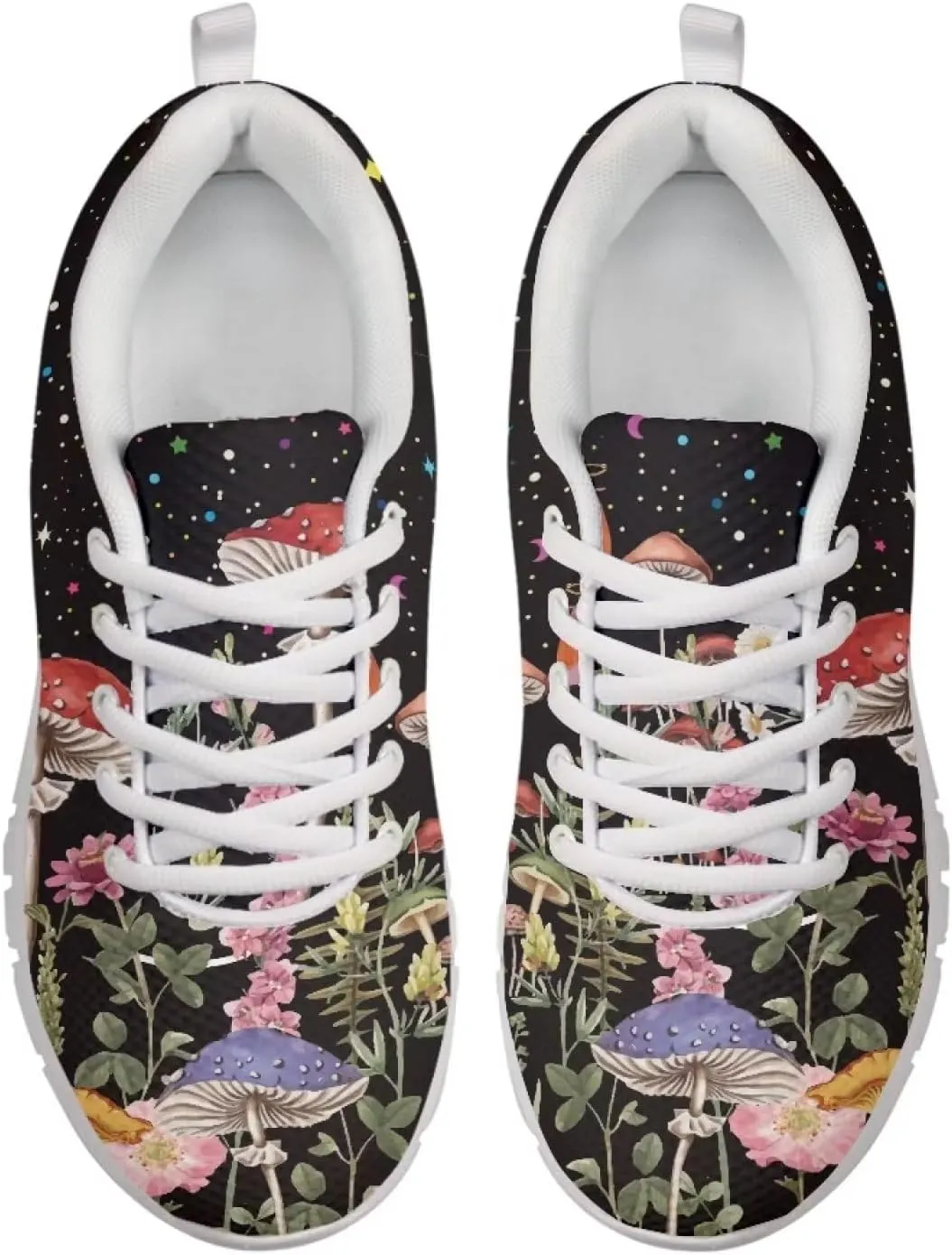 HUGS IDEA Florals Women's Fashion Sneakers Lightweight Running Shoes…
