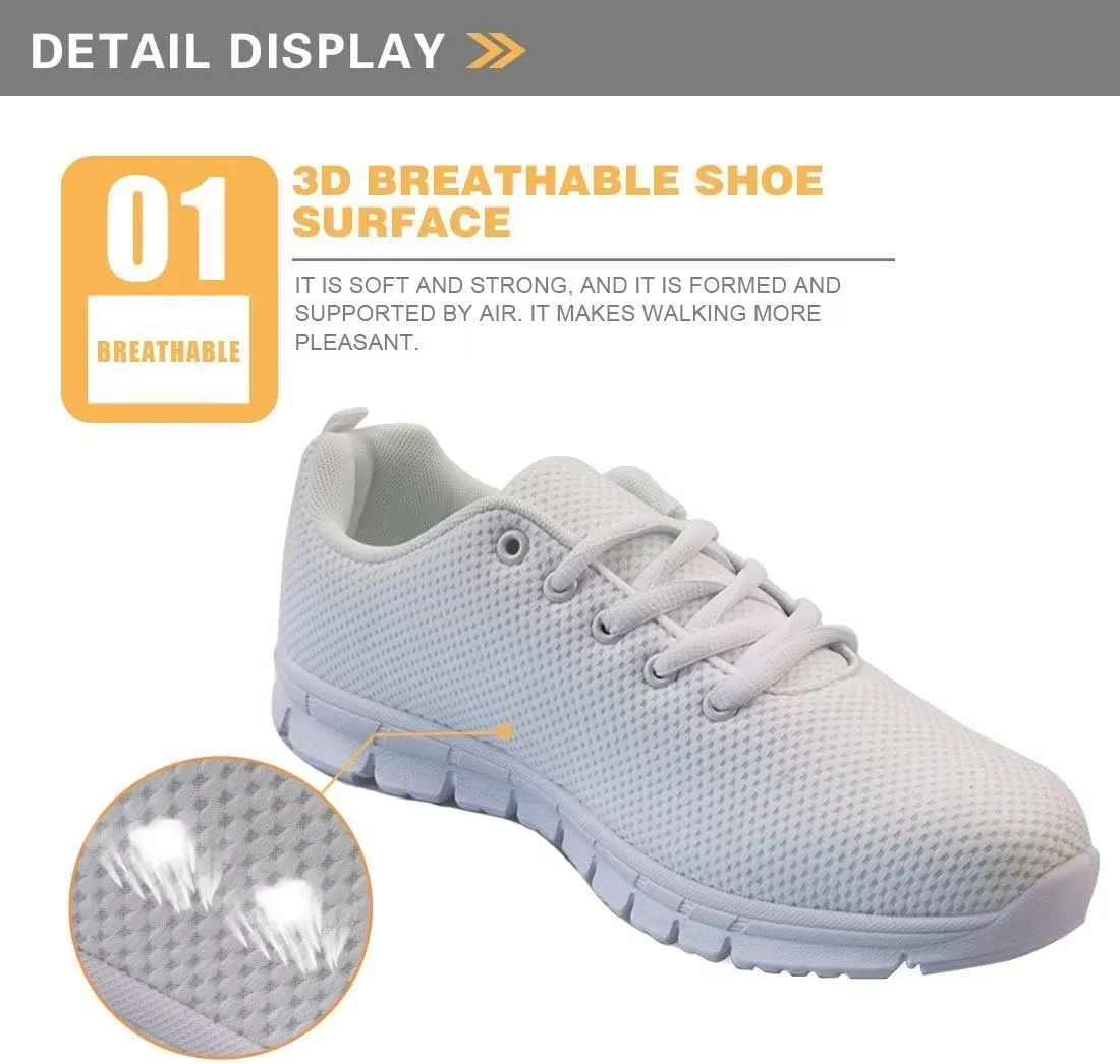 HUGS IDEA Florals Women's Fashion Sneakers Lightweight Running Shoes…