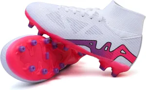 Kids Soccer Cleats Boys Football Cleats Girls Turf Soccer Shoes AG/FG