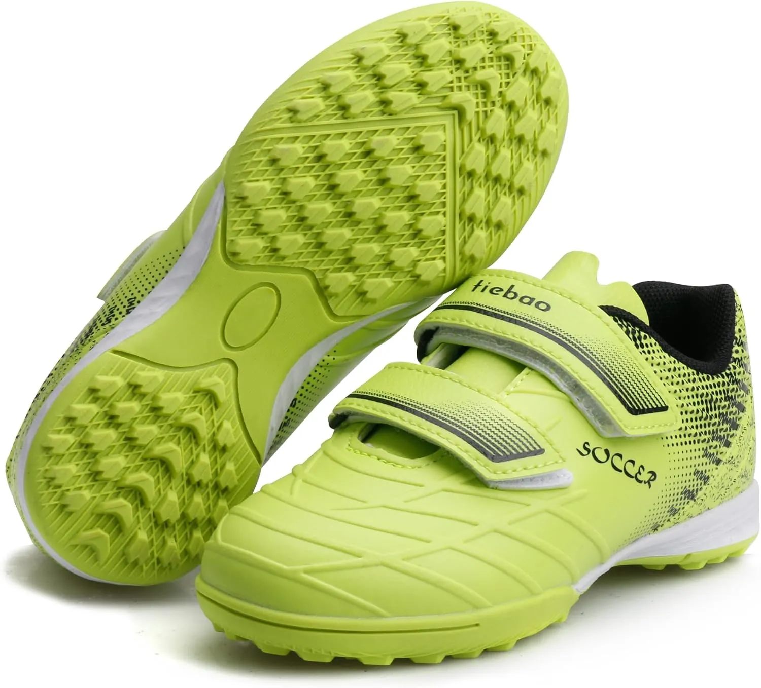 Kids Soccer Shoes Turf Cleats Outdoor for Toddler/Little/Big Boys Girls