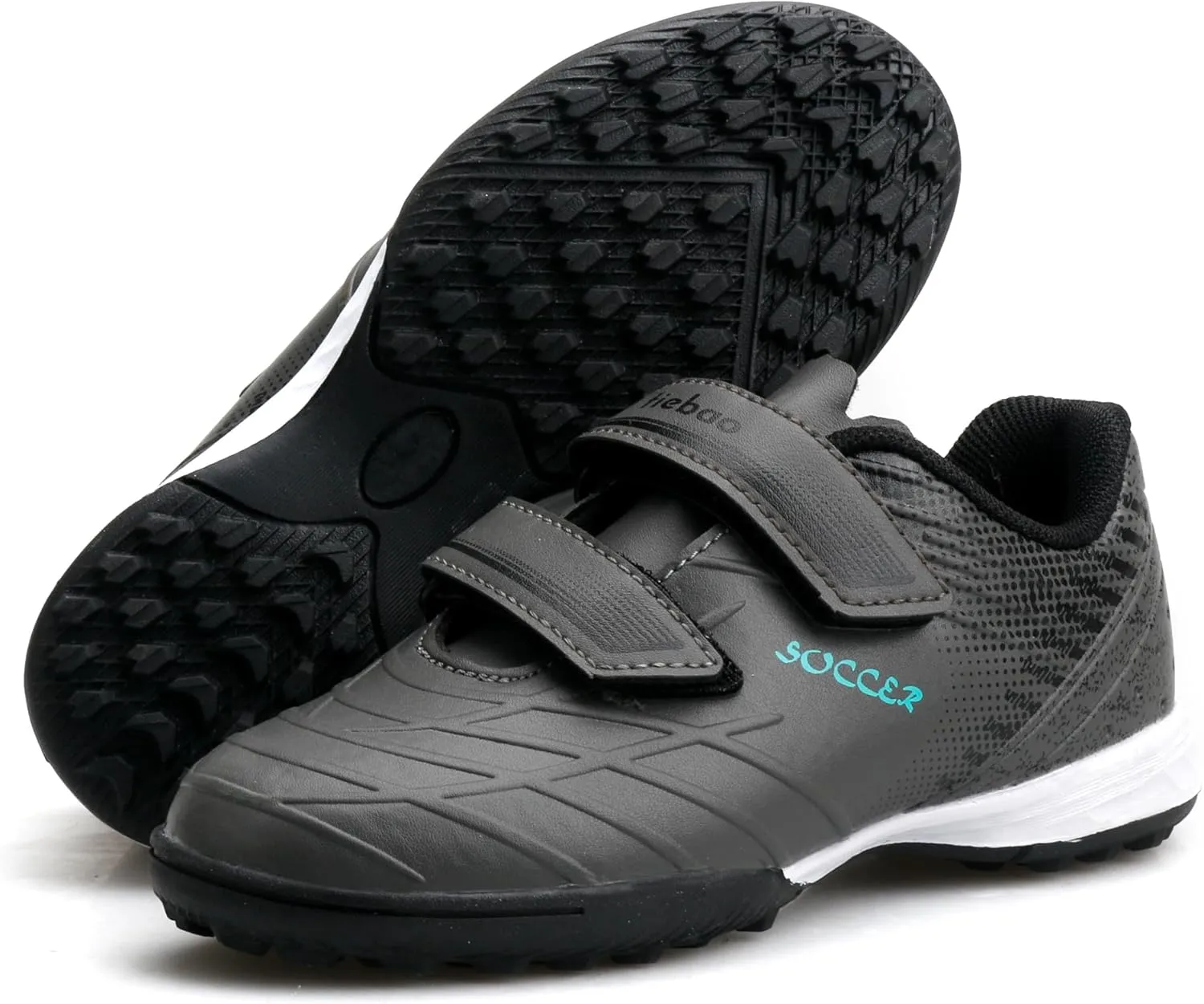 Kids Soccer Shoes Turf Cleats Outdoor for Toddler/Little/Big Boys Girls