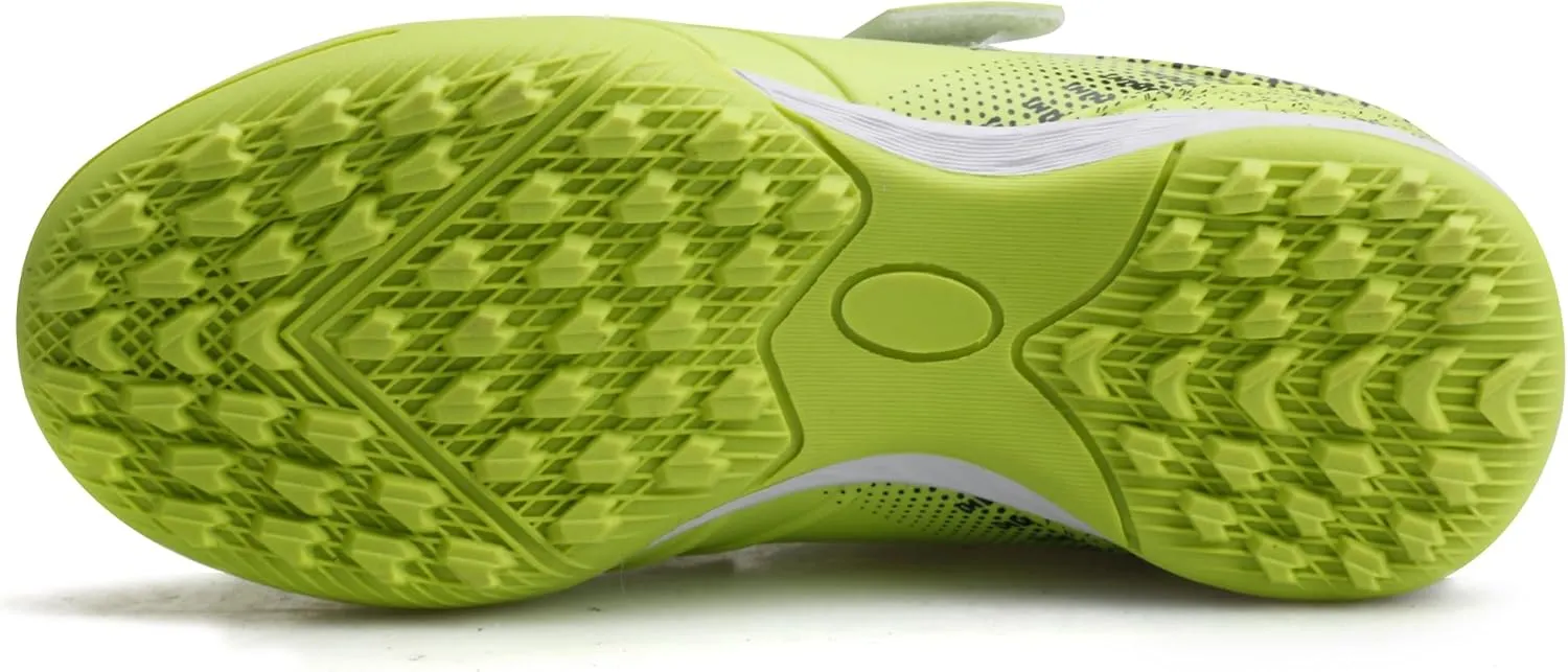 Kids Soccer Shoes Turf Cleats Outdoor for Toddler/Little/Big Boys Girls
