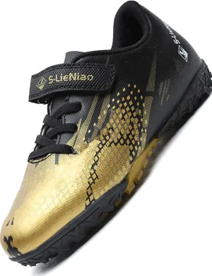 Kids Turf Soccer Shoes Boys Girls Youth Indoor Outdoor Soccer Cleats Football Shoes (Toddler/Little Kid/Big Kid)