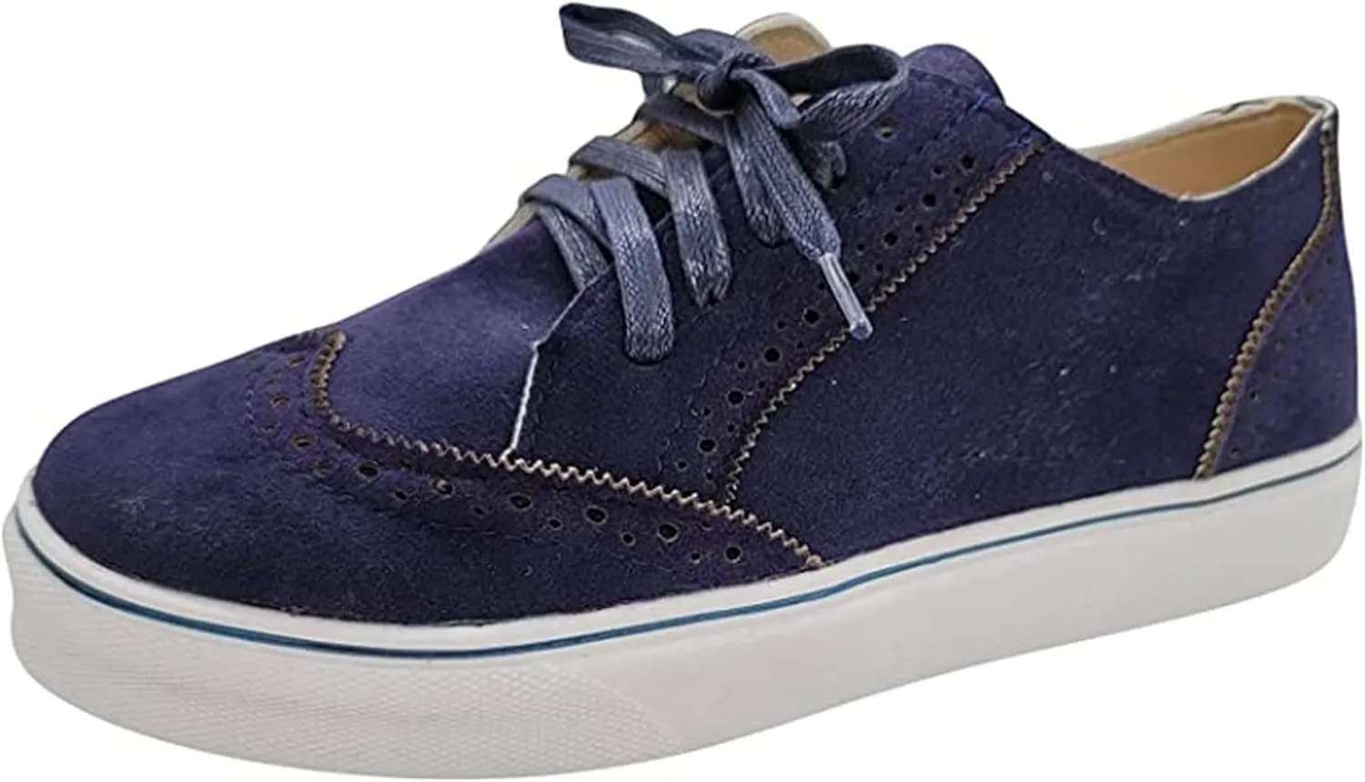 Lausiuoe Women's Fashion Sneakers Slip On Low Top Canvas Shoes Casual Soft Lightweight Comfortable Walking Flat Loafers