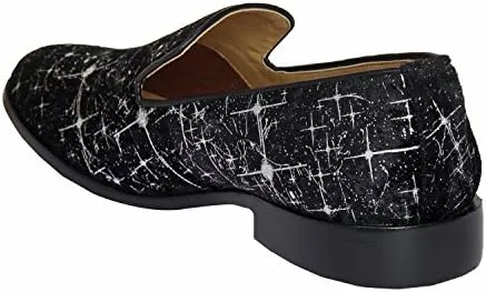 LIBERTYZENO Mens Genuine Leather Adults Tassel Loafer Slip On Dress Shoes for Prom Graduation