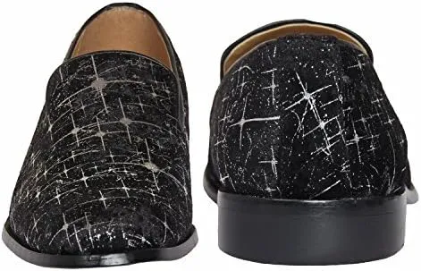 LIBERTYZENO Mens Genuine Leather Adults Tassel Loafer Slip On Dress Shoes for Prom Graduation