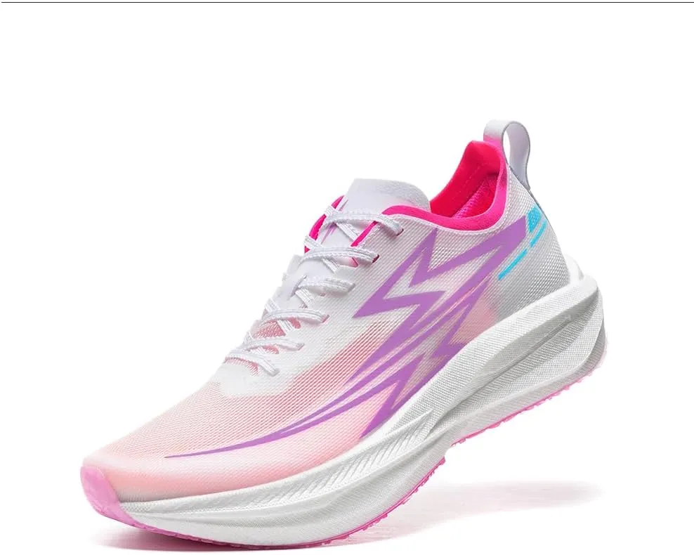 Lightweight Running Shoes, Men's and Women's Marathon Carbon Plate Cushioning Non-Slip Sports Shoes