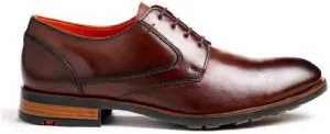 LLOYD Men's JACKSON Oxford Shoes - Brown, Size 6 - Breathable Leather Lining, Rubber Sole, Derby Shoes for Daily Wear
