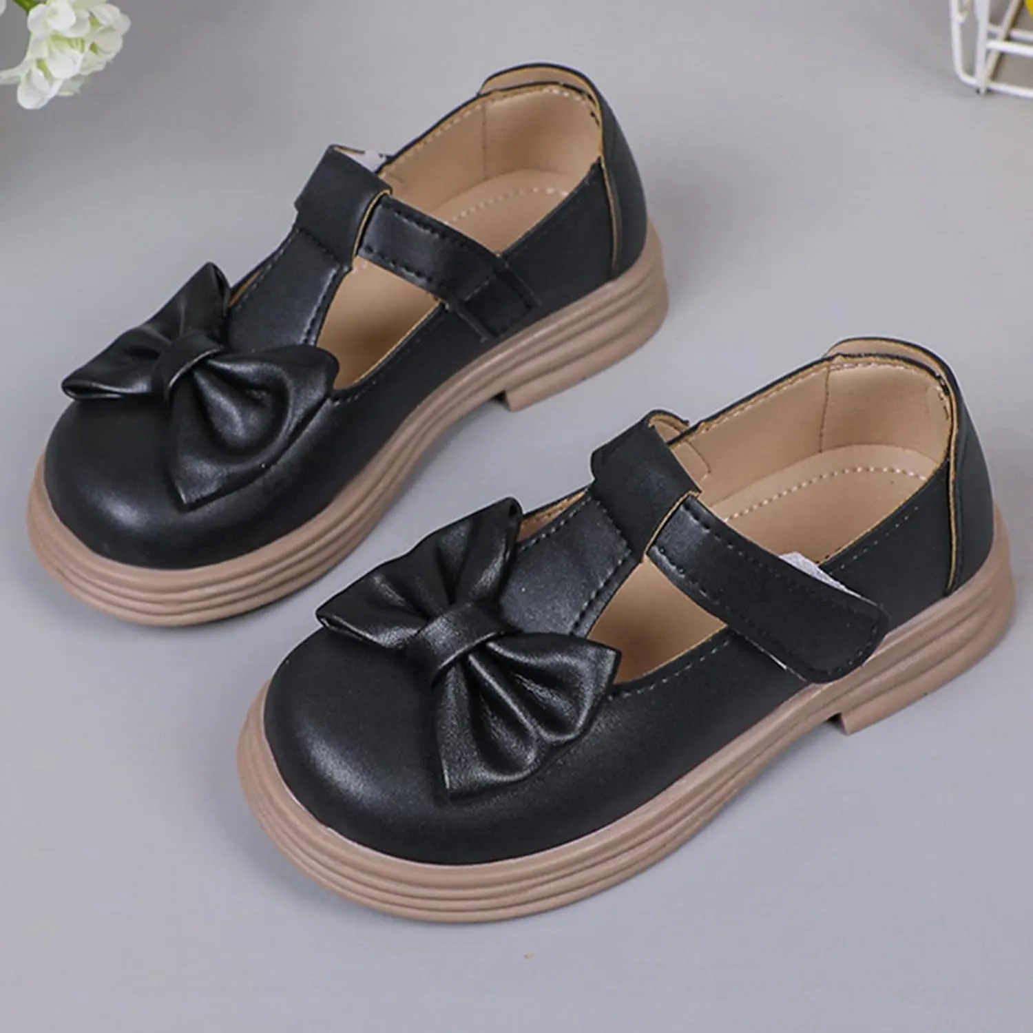 Mary Jane Dress Shoes for Girl Toddler Kids Platform Uniform Shoes School Oxford Flats for Girl Party Wedding Shoes