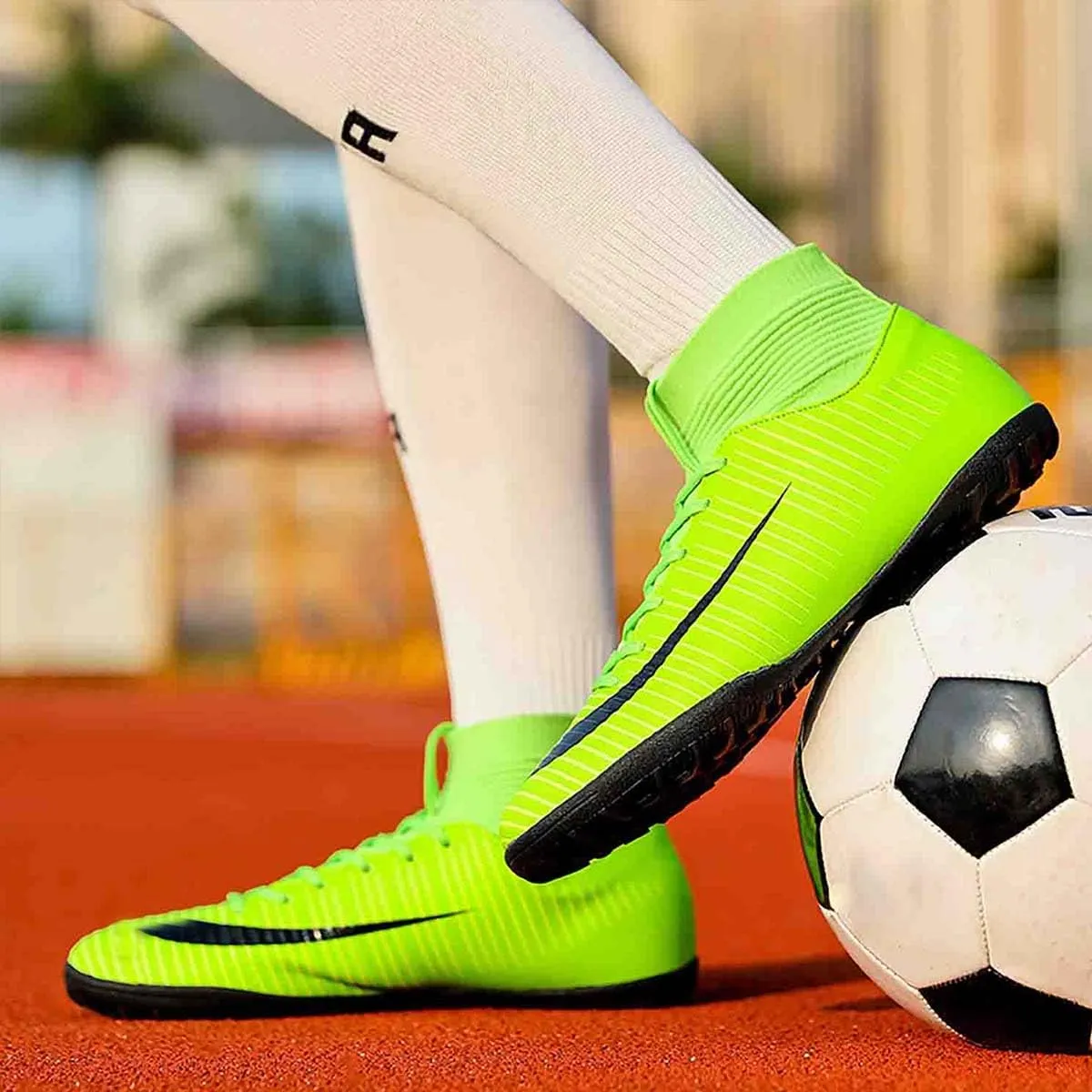 MEBAMY Soccer Cleats for Mens Womens Turf Soccer Shoes SD