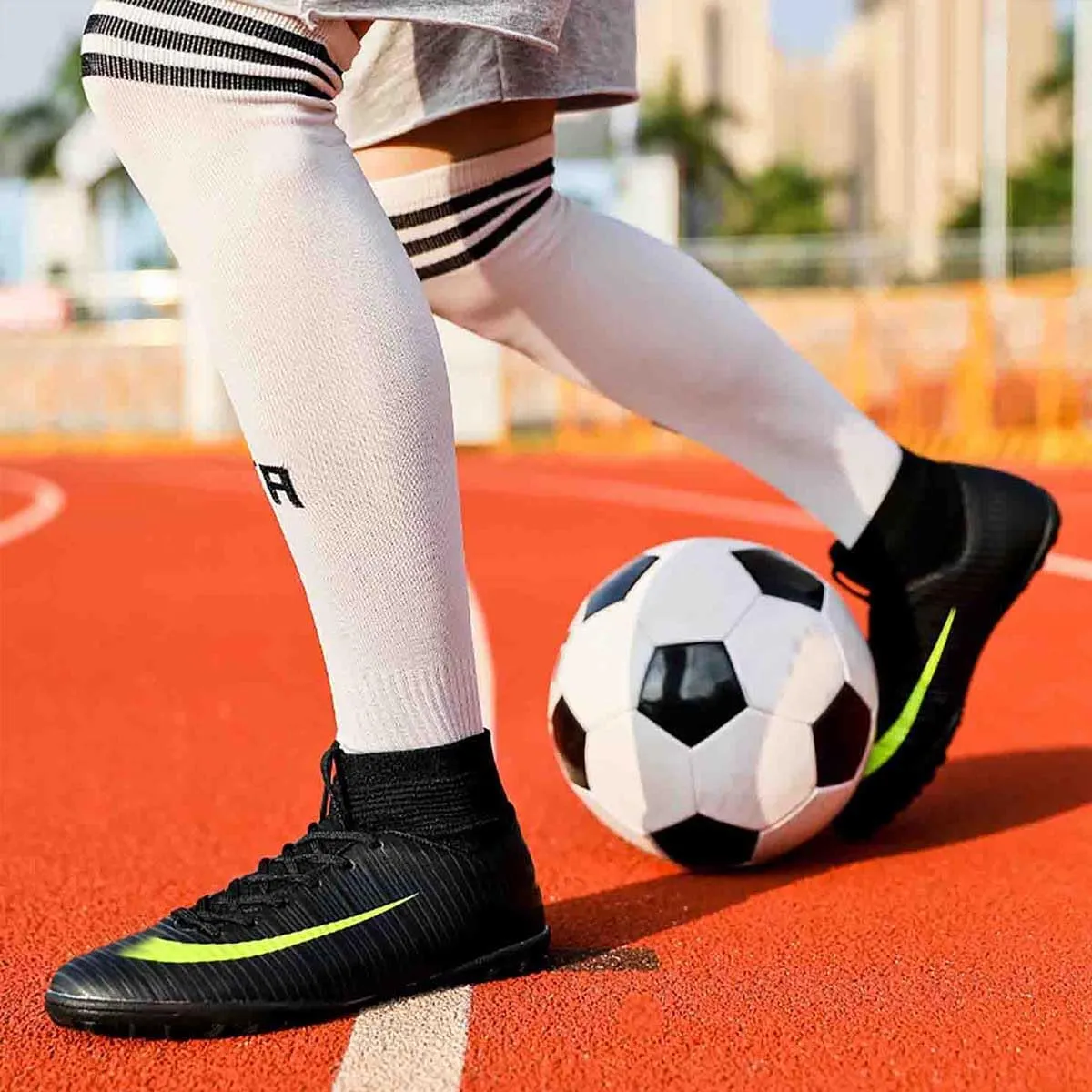 MEBAMY Soccer Cleats for Mens Womens Turf Soccer Shoes SD